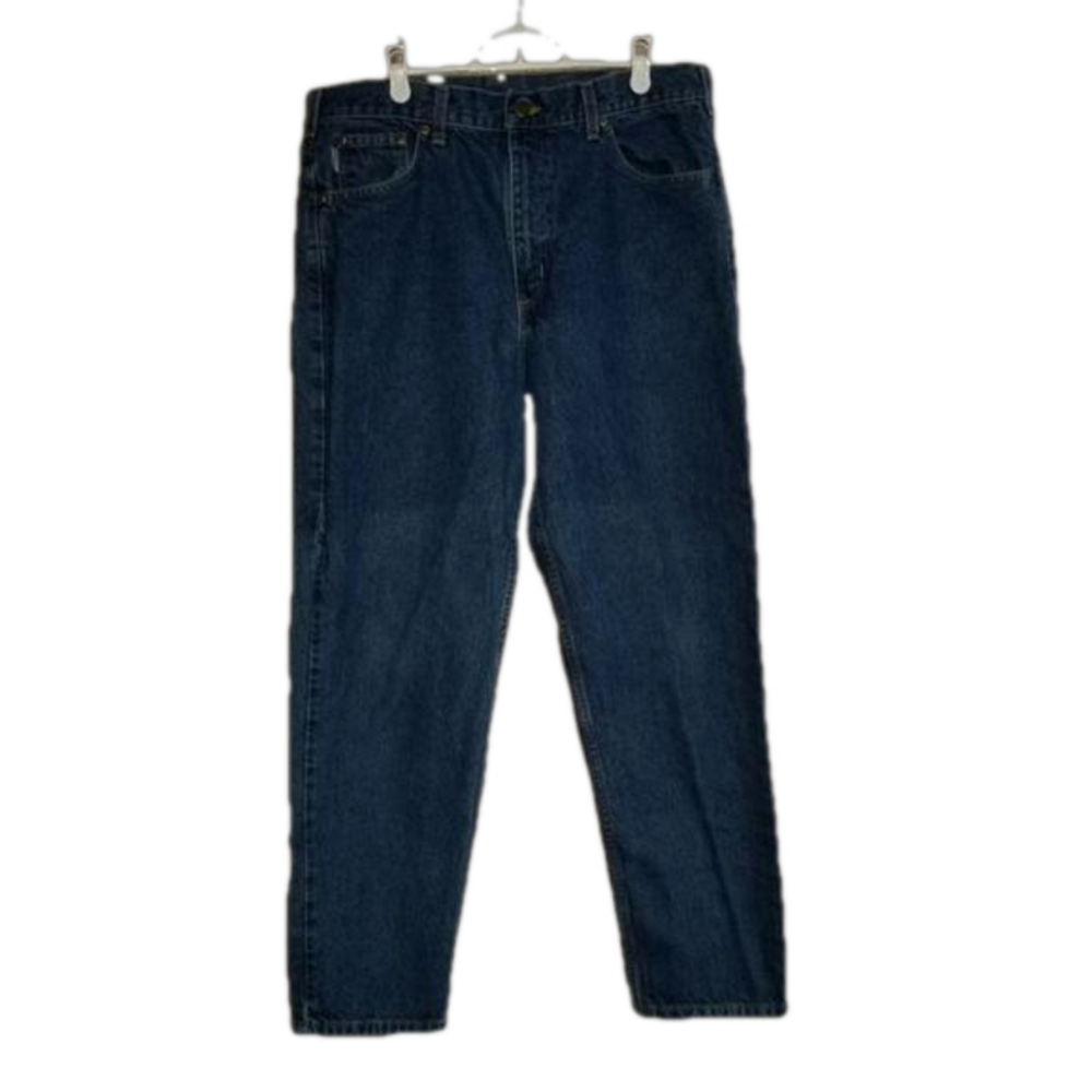 Vintage Carhartt Work Jeans Label Reads Size 34x30* B17DST